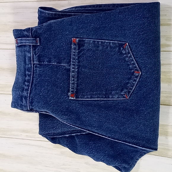 🇺🇲1980's Vintage Congo Trader Ultra High Rise Tapered Leg Mom Jeans Size 14 - Picture 10 of 16